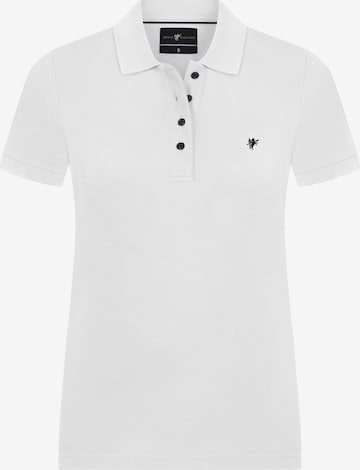 DENIM CULTURE T-shirt i vit: framsida