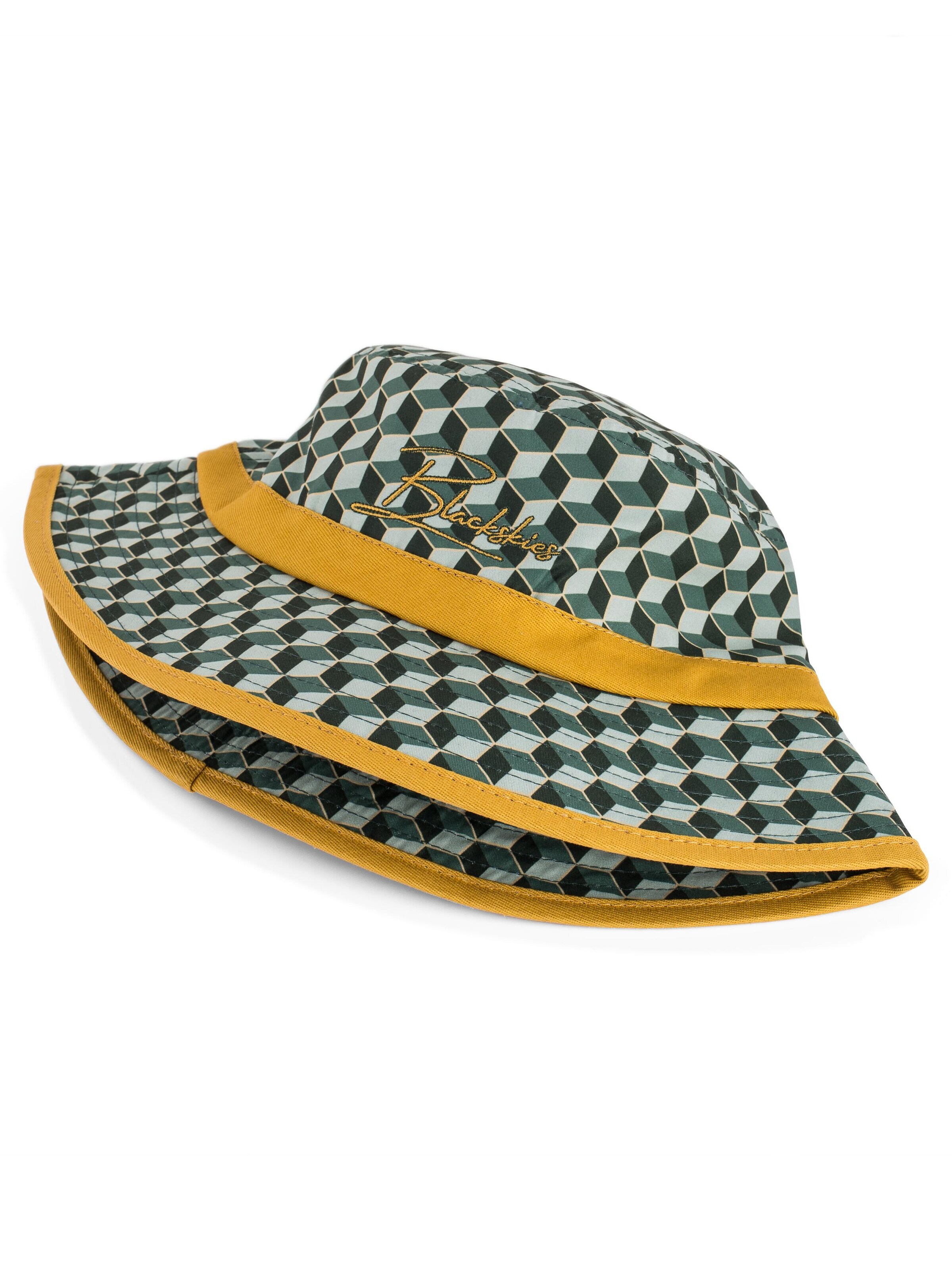 Blackskies Hat 'Tropical Flamingo Vol. II' in Yellow