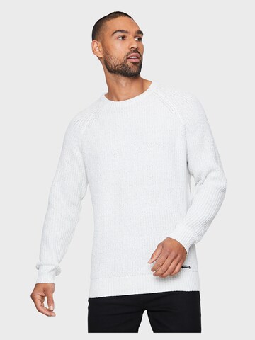 Pullover 'Grays' di Threadbare in bianco: frontale