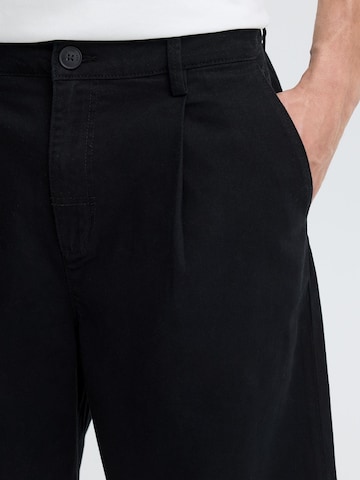 !Solid - Loosefit Pantalón chino ' SDMohan Relaxed Fit ' en negro