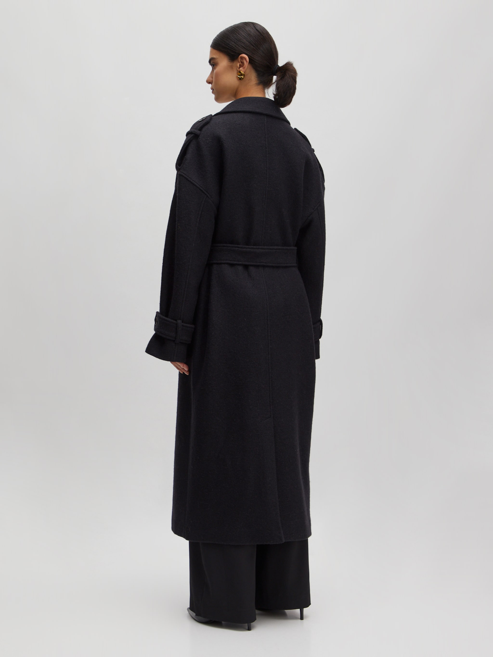 EDITED Produits Manteau mi-saison 'Eilika' noir