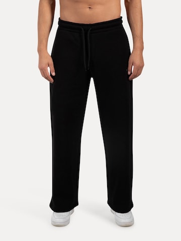 Regular Pantalon Smilodox en noir : devant