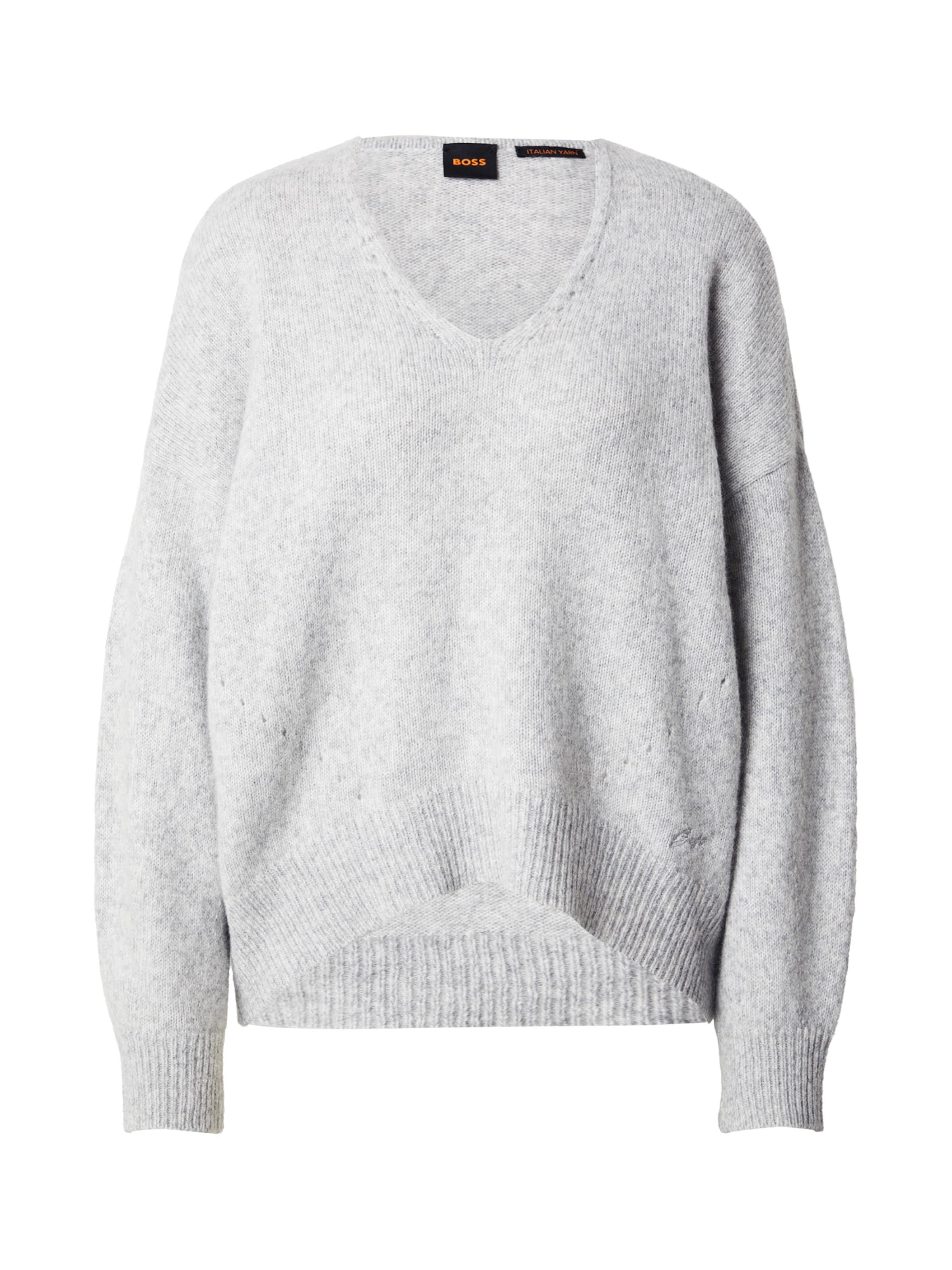 BOSS Sweater &#x27;Fondyssa&#x27; in Grey: front