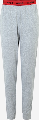 HUGO Pyžamové kalhoty 'Linked' – šedá: přední strana