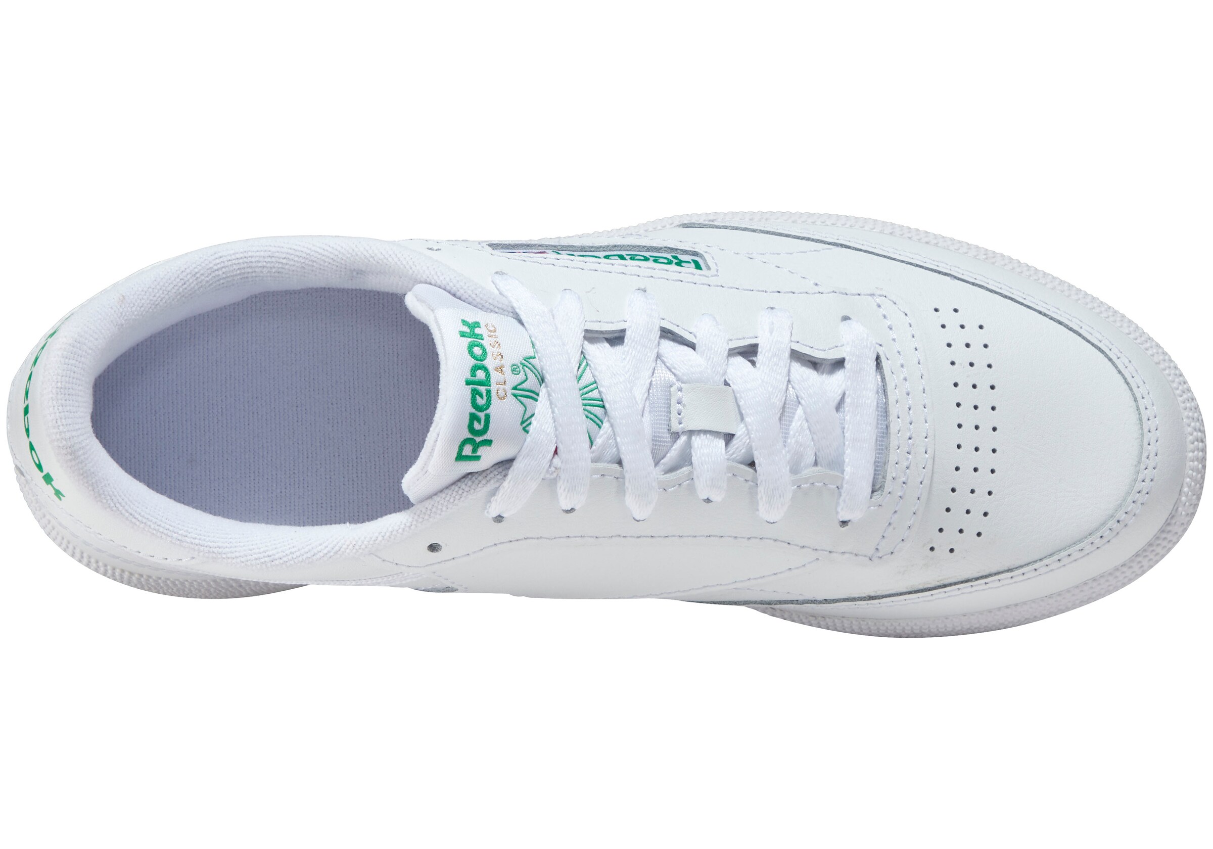 Reebok Rövid szárú sportcipők 'Club C 85' - fehér