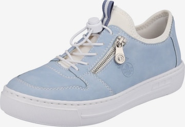 Rieker Lace-Up Shoes in Blue: front