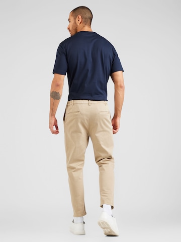 Effilé Pantalon à pince Goldgarn en beige