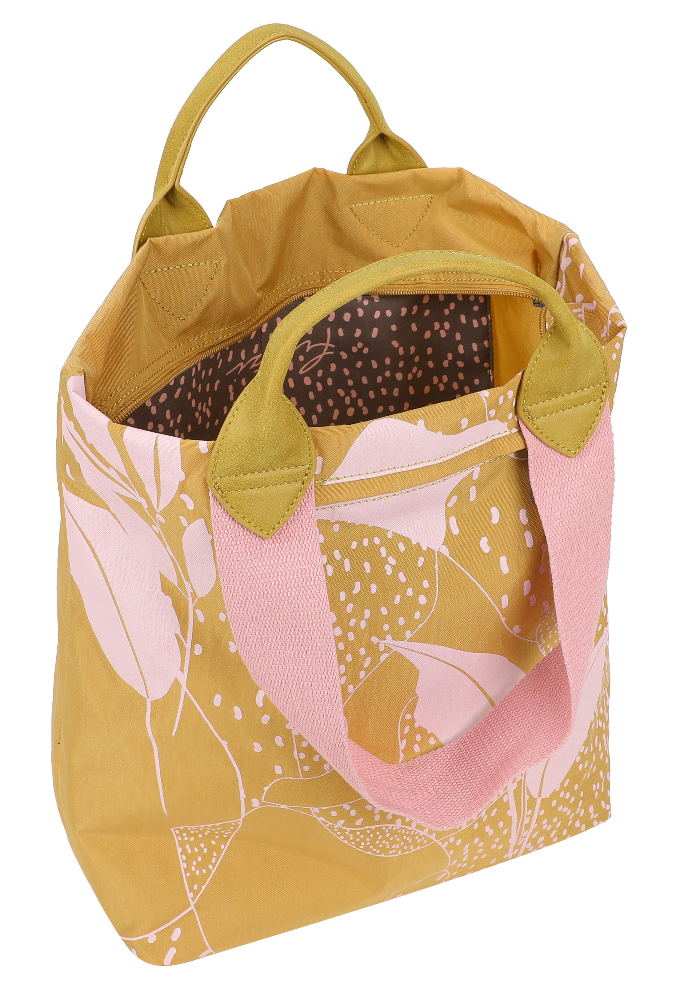 Fritzi aus Preußen Backpack 'Leaves Lighty' in Yellow