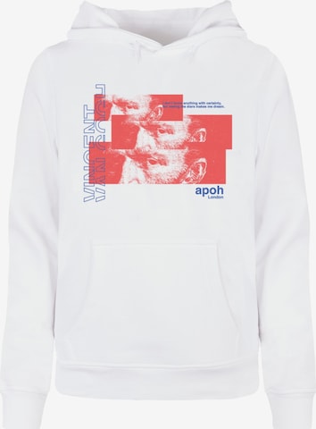 Merchcode Sweatshirt 'APOH - Van Gogh The Stars' in Weiß: predná strana