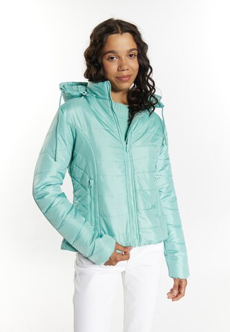 MYMO Between-Season Jacket in Green: front