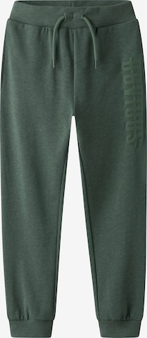 zaļš NAME IT Pakapēniski sašaurināts piegriezums Bikses 'NKMVANOA': no priekšpuses