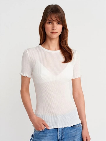 Dilvin Blouse 'Blusen' in White: front