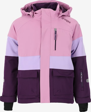 ZigZag Athletic Jacket 'Taylora' in Purple: front
