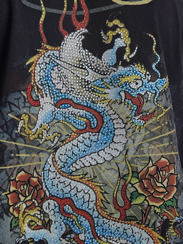 Ed Hardy T-Shirt in Schwarz