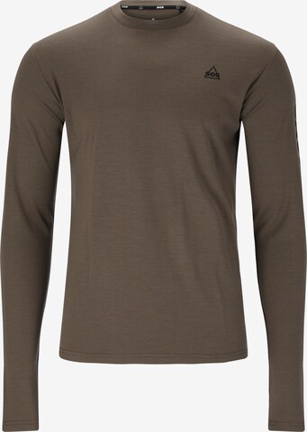 SOS Shirt 'Røldal' in Brown: front