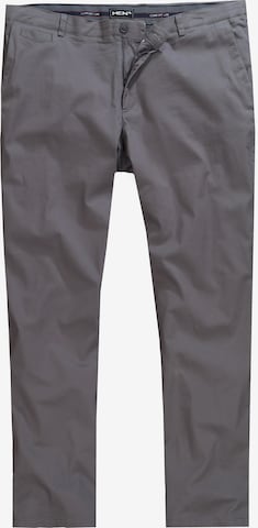 Men Plus Regular Chino Pants in Grey: front