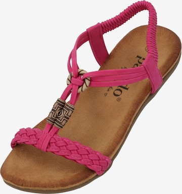 Palado by Sila Sahin Sandal 'Ereshi ' in Pink: front