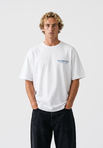 On Vacation Shirt 'No Service' in White: front