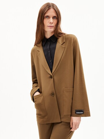 ARMEDANGELS Blazer ' MARIAA FERNANDAA ' in Brown: front