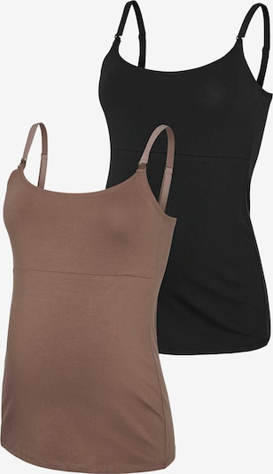 Palaidinė be rankovių 'MLKerrie' iš MAMALICIOUS, spalva – kapučino spalva / juoda, Prekių apžvalga