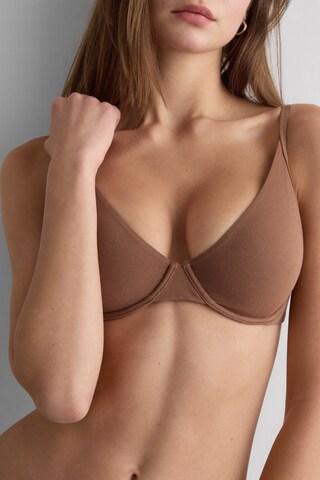 INTIMISSIMI Balconette Bra 'Amalia' in Brown