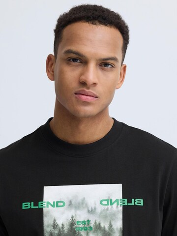 BLEND Rundhalsshirt ' BHKean ' in Schwarz