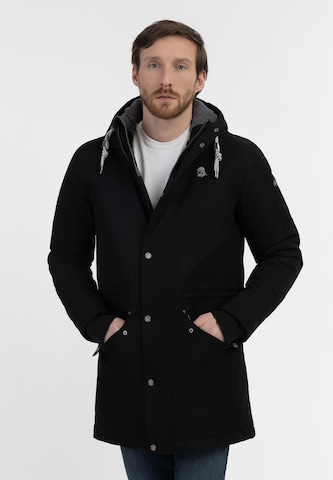 Veste fonctionnelle 'Arctic' Schmuddelwedda en noir : devant