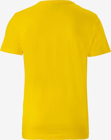 T-Shirt 'Peanuts - Snoopy Pilot' LOGOSHIRT en jaune