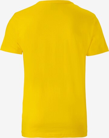 LOGOSHIRT Paita 'Peanuts - Snoopy Pilot' värissä keltainen