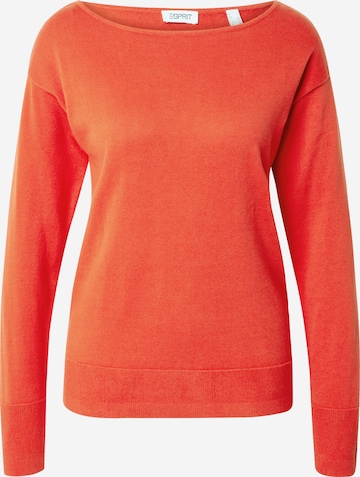 Pull-over ESPRIT en rouge : devant