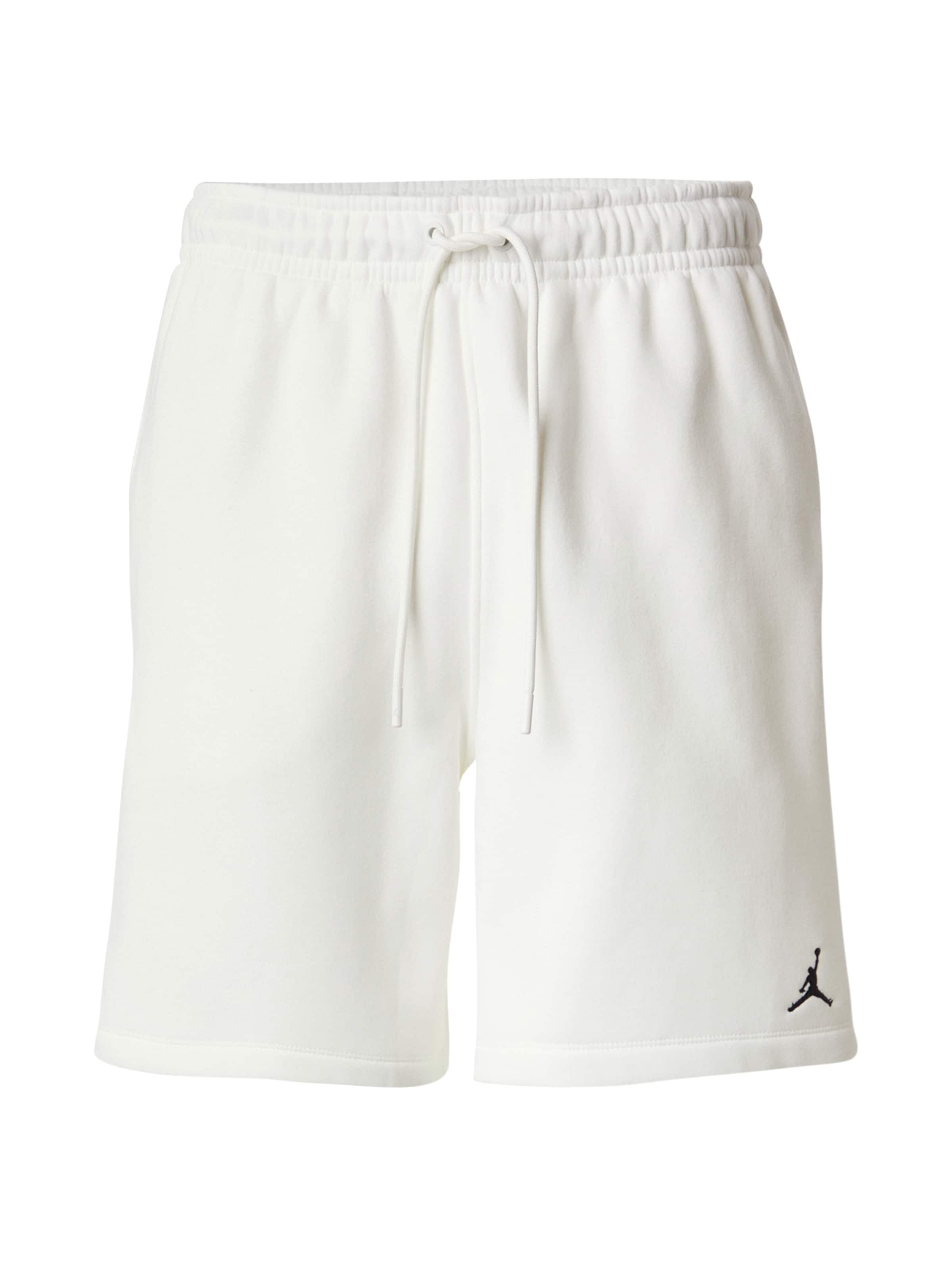 Jordan regular Παντελόνι 'Brooklyn' σε λευκό: μπροστά