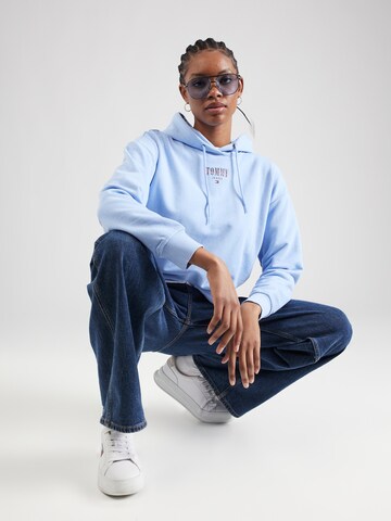 Tommy Jeans Sweatshirt 'ESSENTIAL' in Blau