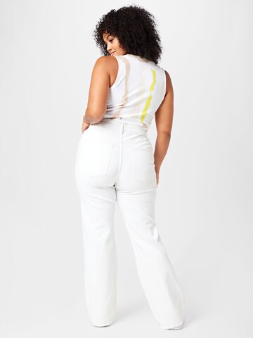 Cotton On Curve Flared Jeans in White