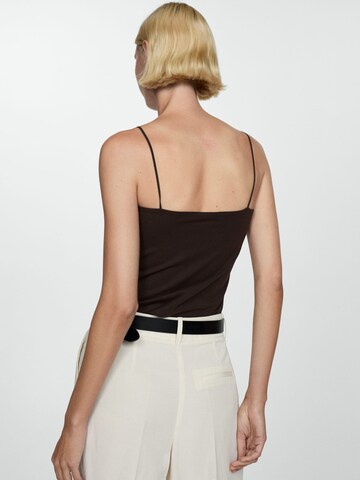 MANGO Top 'MERLOT' - Hnedá