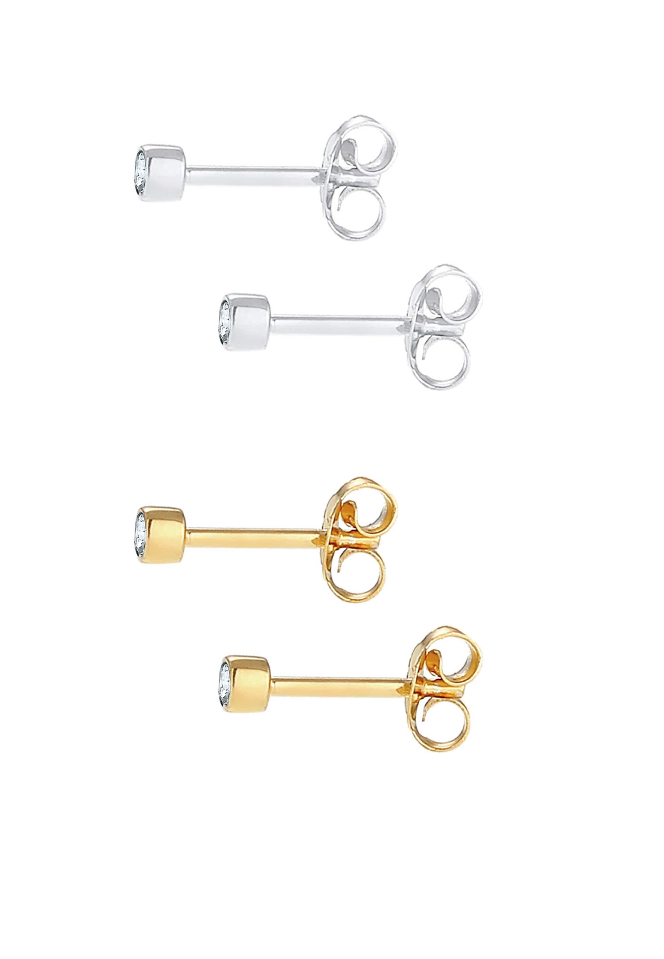 ELLI Ohrringe Basic Ohrstecker in Gold