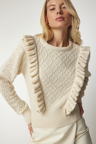 Happiness İstanbul Sveter - Béžová