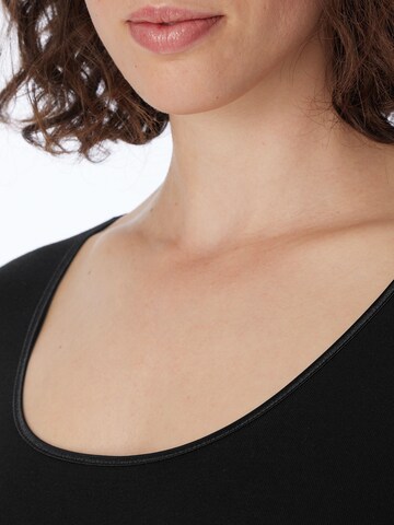 SCHIESSER Shirt 'Luxury ' in Black