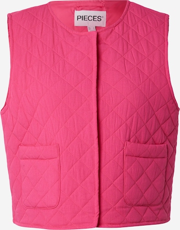 PIECES Liivi 'PCSARIA' värissä vaaleanpunainen: etupuoli