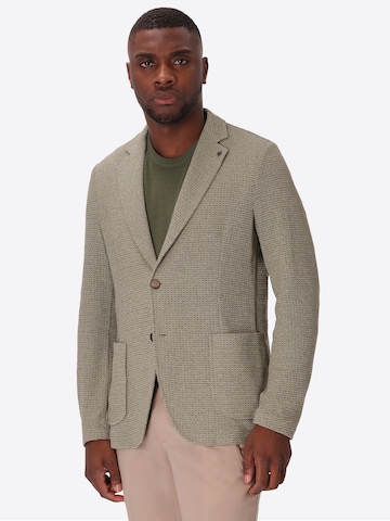 Coupe regular Veste de costume 'Regi' Distretto12 en vert : devant