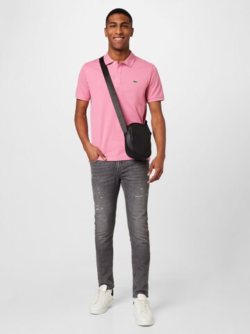 LACOSTE Slim Fit Poloshirt in Pink