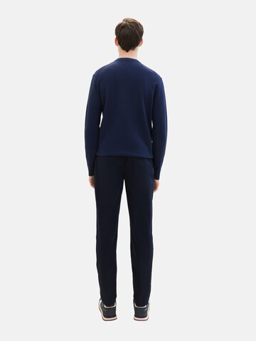 Regular Pantalon chino TOM TAILOR DENIM en bleu