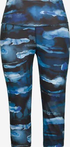 Ulla Popken Skinny Leggings in Blauw: voorkant