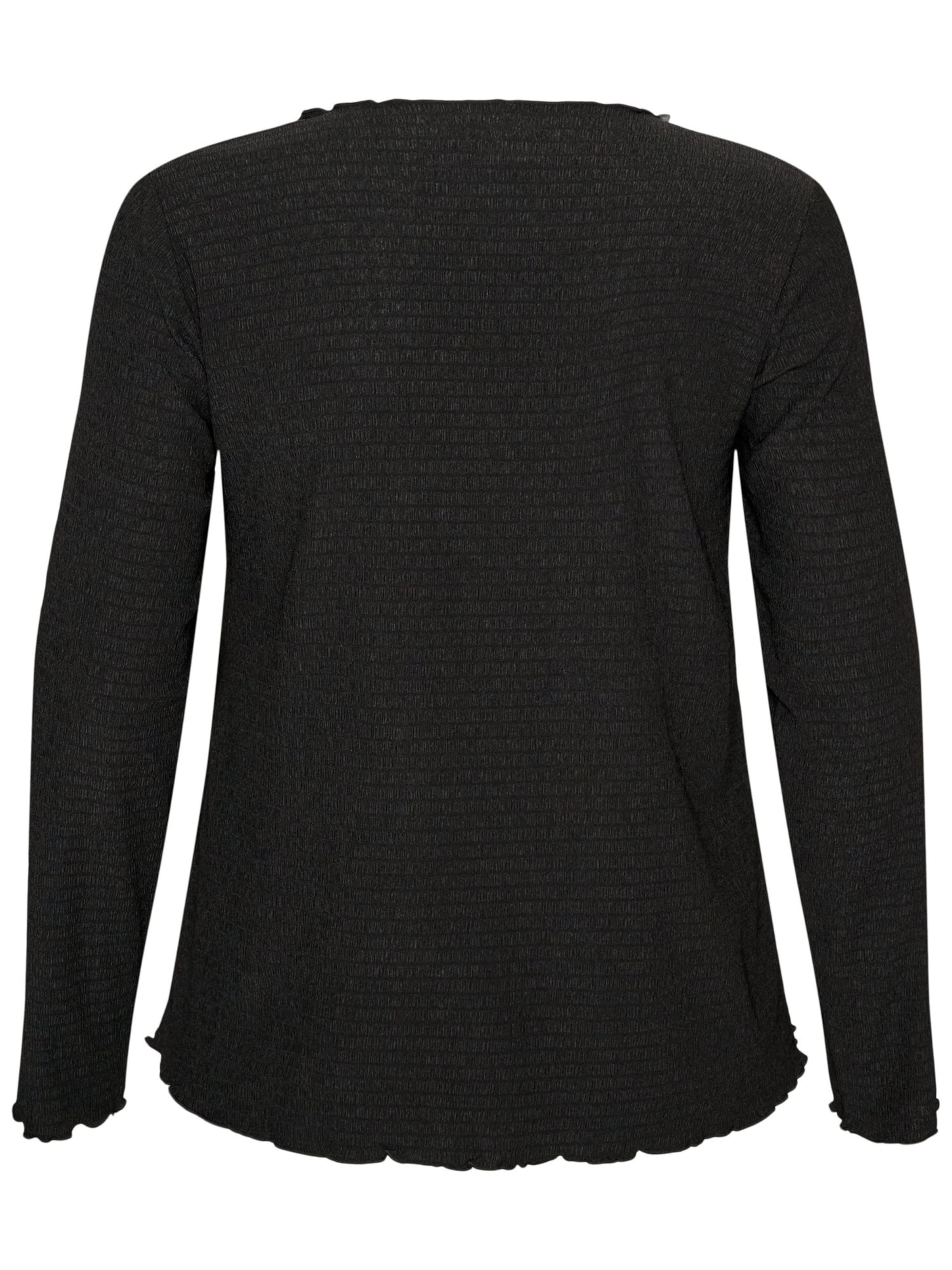 Camicia da donna 'Calaura' di Zizzi in nero