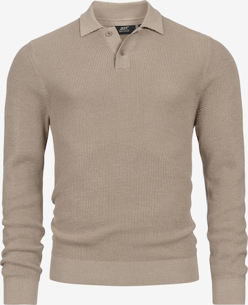Pull-over 'JFTristan' JEFF en beige : devant