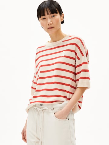 ARMEDANGELS Sweater 'LIZAA' in White: front