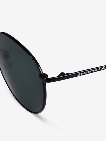 Kapten & Son Sonnenbrille 'London Large Summernight' in Schwarz