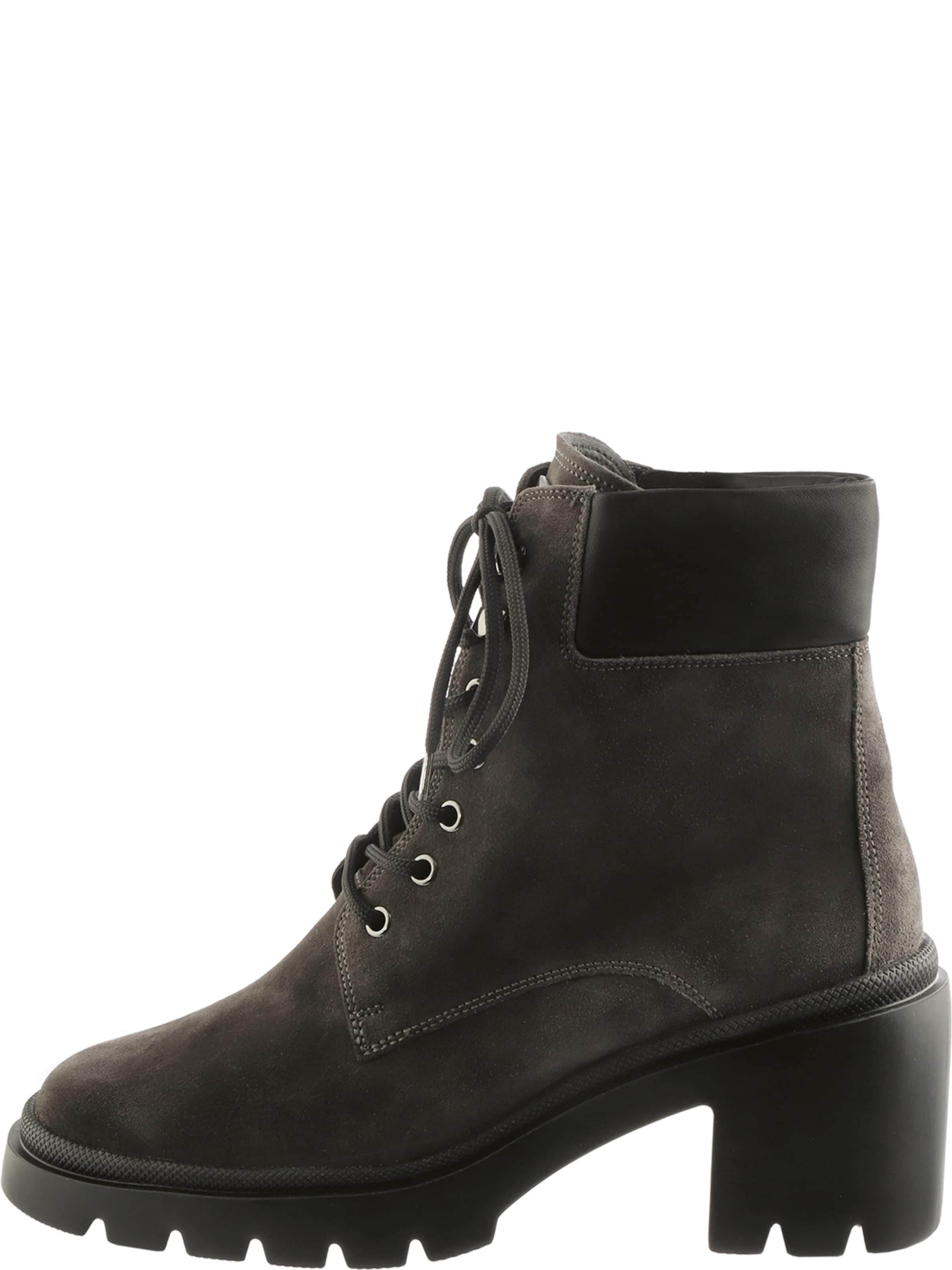 Högl Schnürstiefelette 'Gia' in Grau: Vorderseite