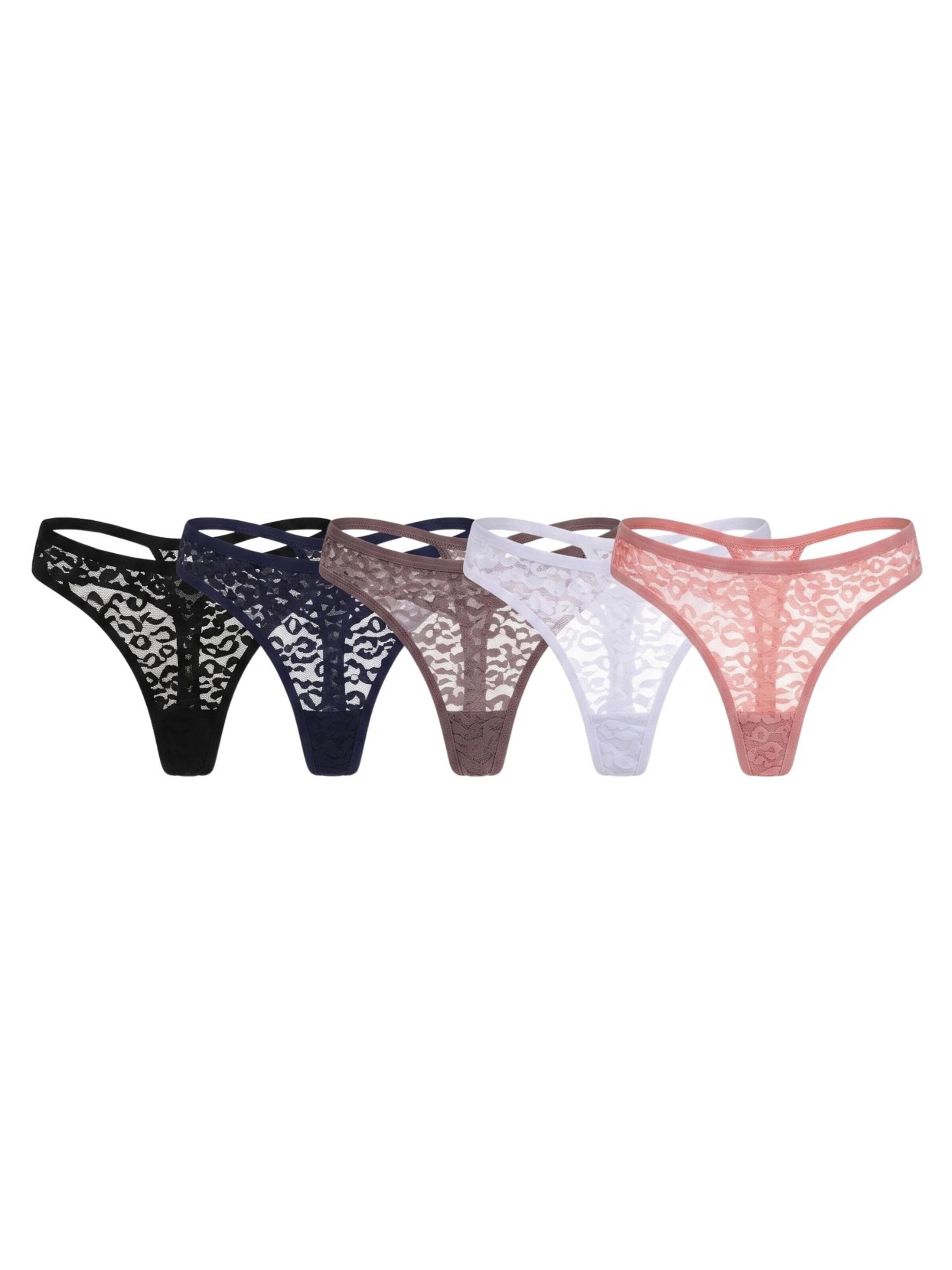 Orchibelle String 'Damen Slip (5er-Pack)'‌‌‌‌‌‌‌‌‌‌ in Mischfarben