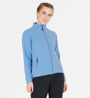 Whistler Athletic Fleece Jacket 'Cocoon' in Blue: front