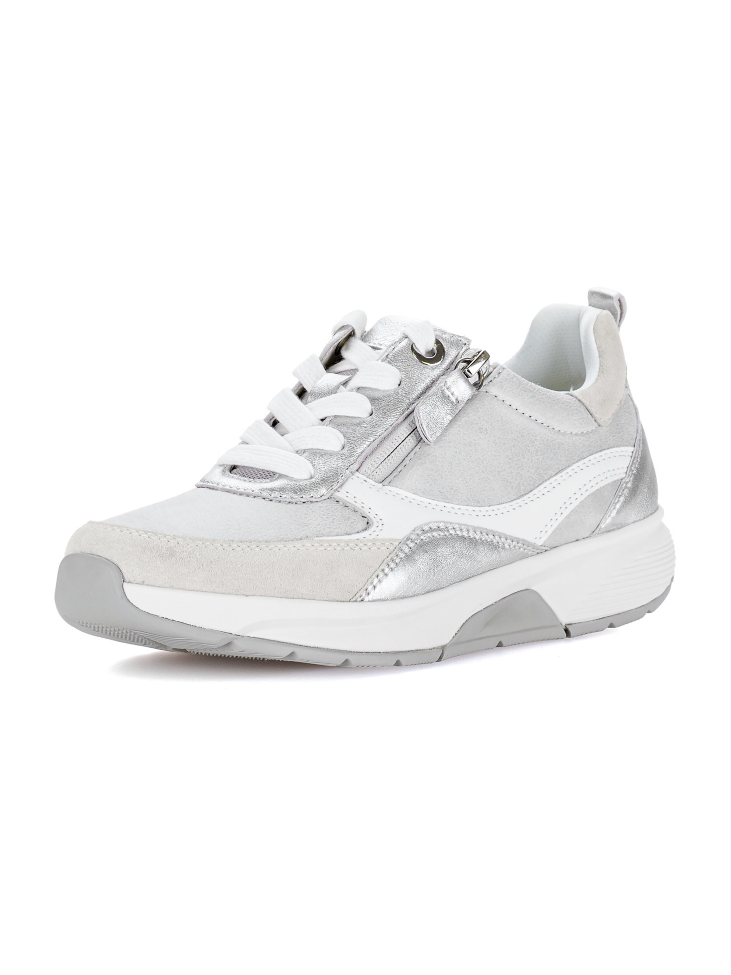 GABOR - Calzado deportivo con cordones en gris: frente